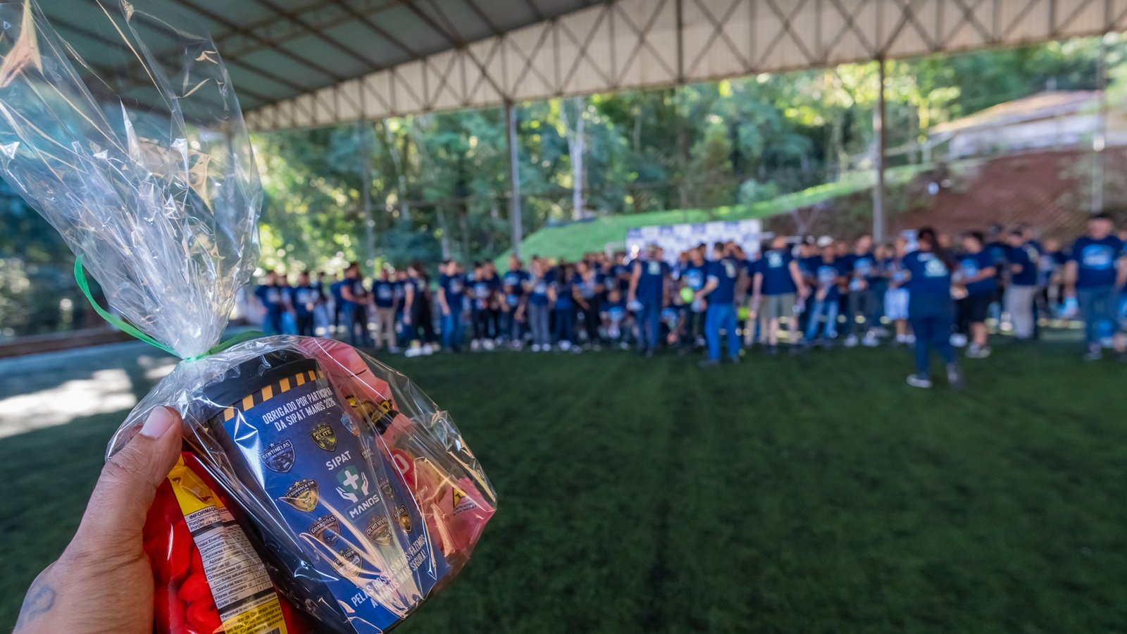 Equipe Manos em ação, reforçando a cultura de segurança