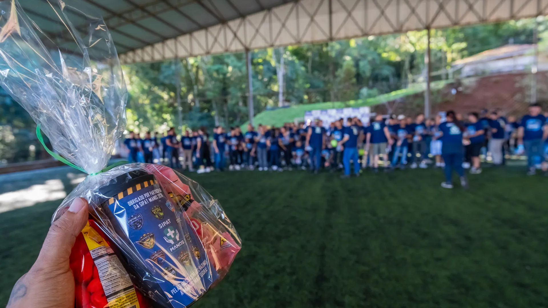 Equipe Manos em ação, reforçando a cultura de segurança